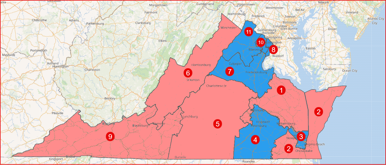 VA Districts Before
